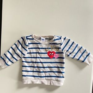 Baby Old Navy long sleeve Heart Top
